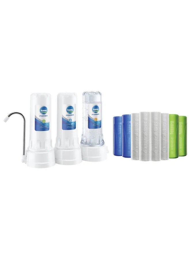 TANK Filter Tank Power 3 Stages With 1 Year Cartridge - Image 1